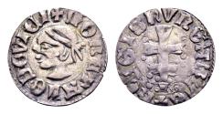 World Coins - Hungary. Louis I “the Great”, of Anjou 1342-1348. AR Denar (14 mm, 0.43 gram)