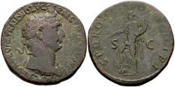 Ancient Coins - Trajan 98-117. AE Sestertius (34 mm, 27.22 gram) Rome 98-117