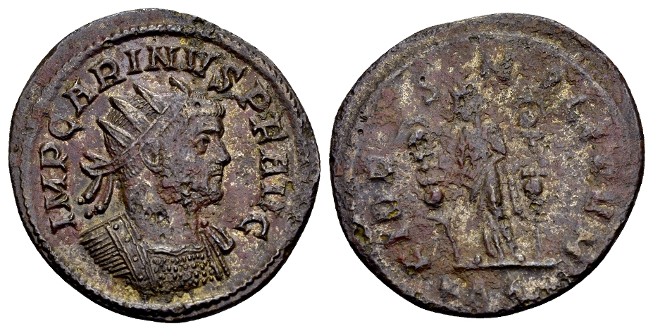 Carinus AD 283-285, AE Antoninianus (22mm, 3.65 gram) Rome | Roman ...