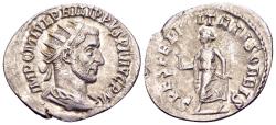 Ancient Coins - Philip I AD 244-249, AR Antoninianus (21x24mm, 3.52 gram) Antioch