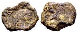 Ancient Coins - Constantinian Times. Lead imperial seal (17x14 mm, 5.44 gram) first half 4th century