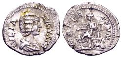 Ancient Coins - Julia Domna, wife of Septimius Severus AD 193-211, AR Denarius (20mm, 3.59 gram) Rome