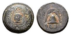 Ancient Coins - Macedonian Kingdom. Alexander III the Great 336-323 BC, AE Half Unit (16mm, 4.75 gram) struck posthumously in an uncertain mint in Asia Minor c. 323-315