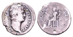 Ancient Coins - Hadrian 117-138. AR Denarius (19 mm, 3.09 gram) Rome