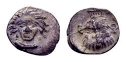 Ancient Coins - Cilicia, Uncertain Mint. AR Obol (10mm, 0.54 gram) 4th century BC