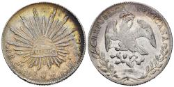 World Coins - MÉXICO. AR, 8 Reales. 1892. Chihuahua MM mint. Km-377.2.