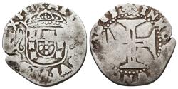 World Coins - PORTUGAL. D. Afonso VI (1656-1683). Ar, Tostao. Legend ... DG·REX·POR.