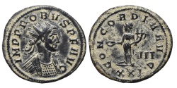 Ancient Coins - PROBUS. AE, Antonianus. 280 AD. SISCIA mint. CONCORDIA AVG - VII - XXI