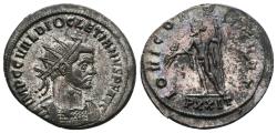 Ancient Coins - DIOCLETIAN. Antoninianus AD 288. Ticinum. IOVI CONSERVAT / PXXIT Jupiter standing front.