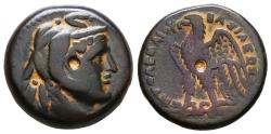 Ancient Coins - Ptolemaic Kingdom of Egypt. PTOLEMY II PHILADELPHOS. Ӕ Obol. 285-246 BC. Alexandria.