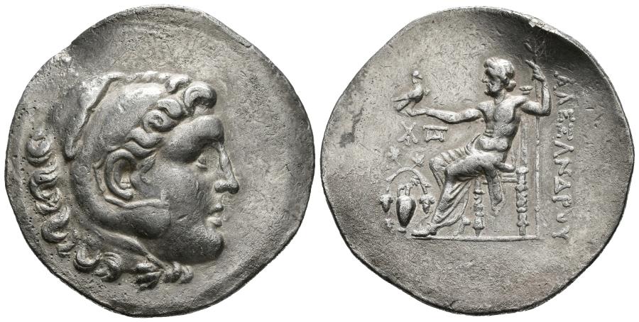 AEOLIS, TEMNOS. Ar, Tetradrachm. Circa 188-170 BC. In the name and ...