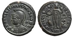 Ancient Coins - LICINIUS II. Æ, Follis. 321-324 AD Cyzicus mint. (SMKA). IOVI CONSERVATORI, Júpiter. 