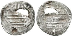World Coins - IDRISIDS. Barbaric Imitation of a 1/2 Dirham of YAHYA I Ibn Muhammad.