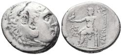 Ancient Coins - KINGS OF MACEDON, Aspendos. Tetradrachm. Dated CY 25 = 188-7 BC. Alexander III of Macedon.