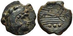 Ancient Coins - ROMAN REPUBLIC. Anonymous. Imitative Star series. Ae, Quadrans. 2nd century BC. Uncertain mint,.