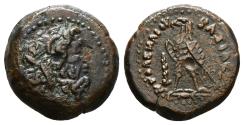 Ancient Coins - PTOLEMAIC KINGDOM OF EGYPT, Ptolemy III Euergetes. Ae, 17mm. Tyre, 246-222 BC.