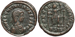 Ancient Coins - VALENTINIANUS II. AE Centenionalis. 378-383 AC. Siscia ASISC. 