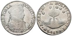 World Coins - BOLIVIA. Ar, 4 Soles. 1830. Potosí JL. Km#96A.1.