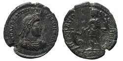 Ancient Coins - VALENTINIANUS II. Æ, Maiorina. 378-83 AD. Arles mint TCON. REPARATIO REI PVB. Scarce. 