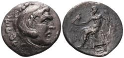 Ancient Coins - KINGS OF MACEDON, Aspendos. Tetradrachm. Dated CY 14 = 199/98 BC. Alexander III of Macedon.