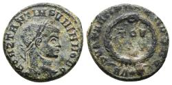 Ancient Coins - CONSTANTINE II. Ae, Follis. 321-324 AD. Swapped letters in legend. Very interesting BARBAROUS IMITATION.