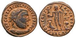 Ancient Coins - LICINIUS I. Ae Follis. 317-320 AD. Alexandria. SMALB // IOVI CONSERVATORI - XIIΓ