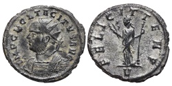 Ancient Coins - TACITUS. Æ, Antoninianus. 276 Ad. Ticinum mint. "Bust left". VERY RARE.