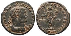 Ancient Coins - MAXIMIANUS, first reign. Ae Follis, AD 300-301. Treveri ATR. M SACRA AVGG ET CAESS NN / ✱.