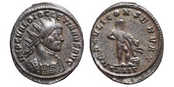 Ancient Coins - DIOCLETIAN. Antoninianus. 288 AD. - Ticinum mint. Hercules, HERCVLI CONSERVAT. Scarce.
