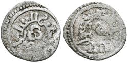 World Coins - ALMORAVIDS TAIFAS. Ar, Quirat. In the name of Al-Abbasi. Baeza mint?. Vives - ; Hazard - ; FB-Q9. RARE.