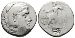 Ancient Coins - KINGS OF MACEDON, Aspendos. Tetradrachm. Dated CY 23 = 190-89 BC. Alexander III of Macedon.