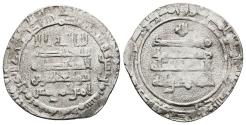 World Coins - AHMAD AL-RADI. Ar, Dirham. AH 328. Madinat Al-Salam mint. Abbasid caliphate.