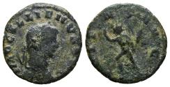 Ancient Coins - GALLIENUS. AE, Denarius. Circa AD 265-268. Rome. ORIENS AVG, Sol walking left.