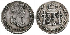 World Coins - FERNANDO VII. Ar, 1 Real. 1817. Guatemala M. SPANISH COLONIAL.