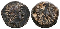 Ancient Coins - SELEUKID KINGDOM. Antiochos VIII Epiphanes. AE 20. 120/9 BC. Antioch. BAΣIΛEΩΣ ANTIOXOY EΠIΦANOYΣ, eagle standing left