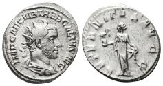 Ancient Coins - TREBONIANUS GALLUS. Ar, Antoninianus. AD 252-253. Rome. AETERNITAS AVGG.