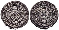 World Coins - FATIMIDS. Al-Mu'izz li-Din Allah. Ar, 1/2 Dirham. AH 359. Al-Mansuriya mint. A good sample.