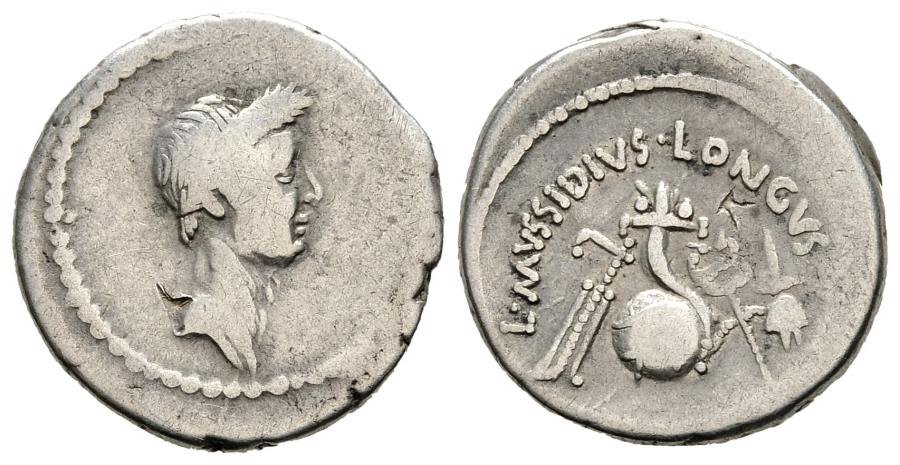 Julius Caesar Portrait Denarius | Roman Imperial Coins