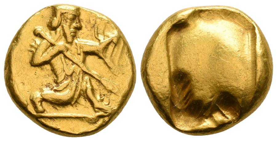 Type IIIb, Gr. C Gold Daric, about EF, Sardes mint | Greek Coins