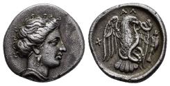 Ancient Coins - Euboea Drachm, 1984 auction pedigree
