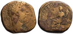 Ancient Coins - Commodus AE sestertius - FORTUNA - 188 AD