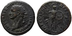 Ancient Coins - Domitian AE As - MINERVA - 82 AD  First coins of the reign