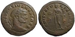 Ancient Coins - Constantius AE follis - GENIO POPULI ROMANI - Rome aEF
