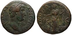 Ancient Coins - Hadrian AE As - ANNONA - 134-138 AD