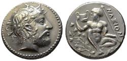 Ancient Coins - Sicily Naxos tetradrachm - BMC Electrotype dies by Becker