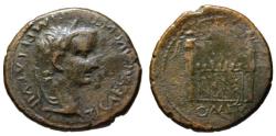Ancient Coins - Tiberius AE As - ROM ET AVG - Altar of Lugdunum - VF