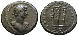 Ancient Coins - Hadrian AE As - Aquila & Military Standards - Rare