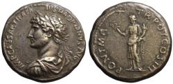 Ancient Coins - Electrotype of Hadrian AR medallion of 7 denarii - Rare