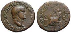 Ancient Coins - Galba AE As or Dupondius - SECURITAS P. ROMANI - Very Rare