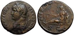 Ancient Coins - Hadrian AE sestertius - ALEXANDRIA - Rare Unrecorded var.